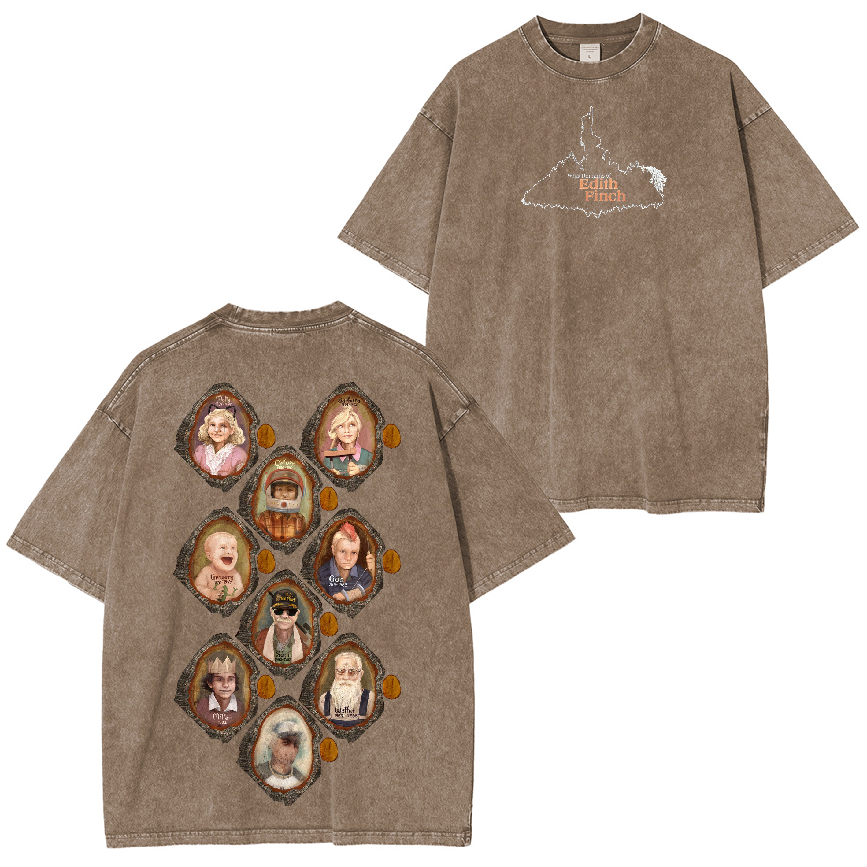 What remains of Edith Finch Unisex Washed T-Shirt