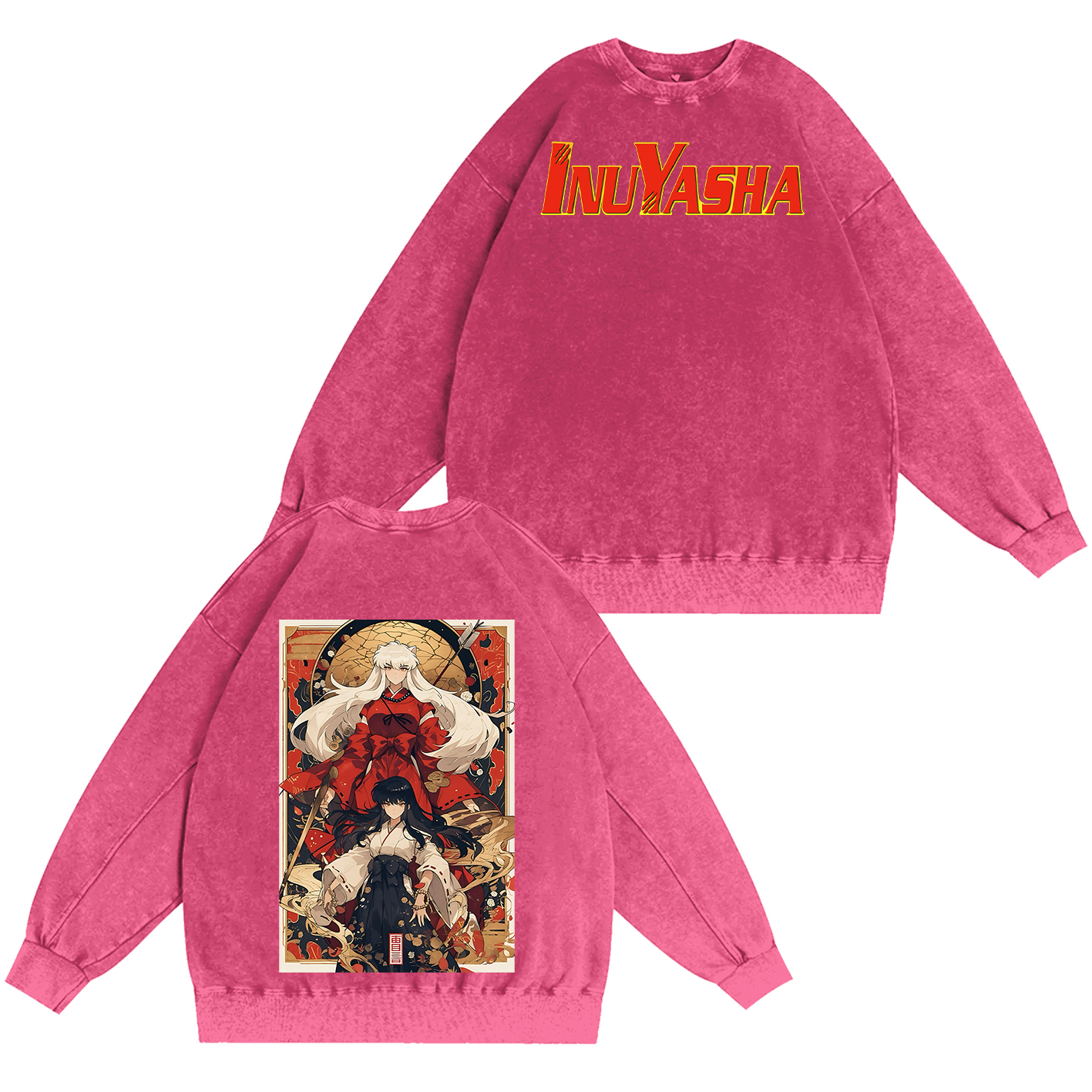 Inuyasha Vintage Unisex  Washed T-Shirt