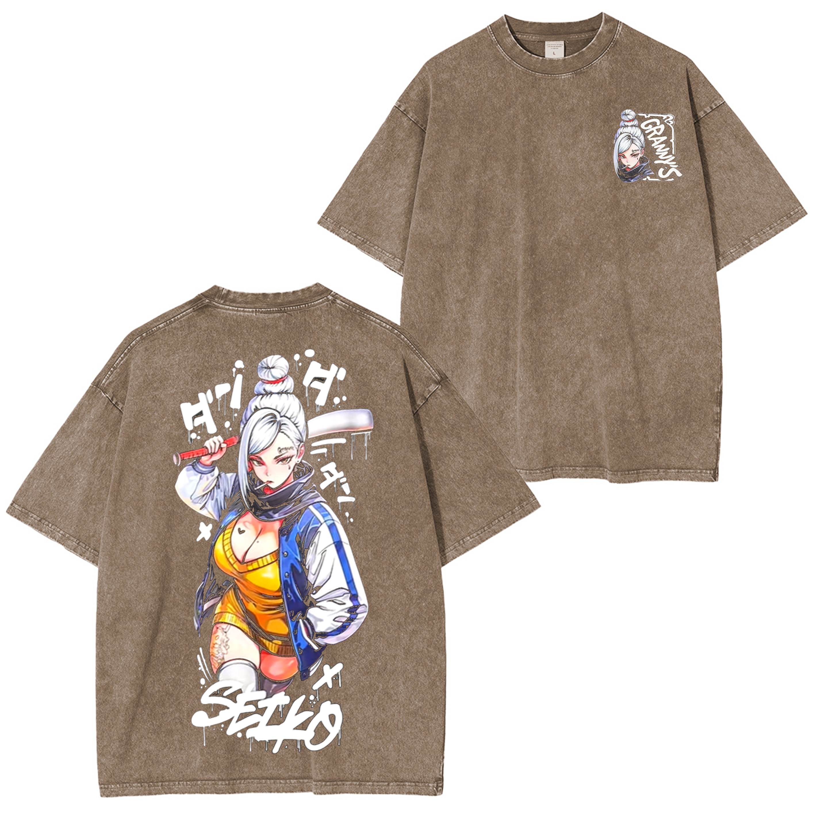 Seiko Ayase,Dandadan Anime Unisex Washed T-Shirt