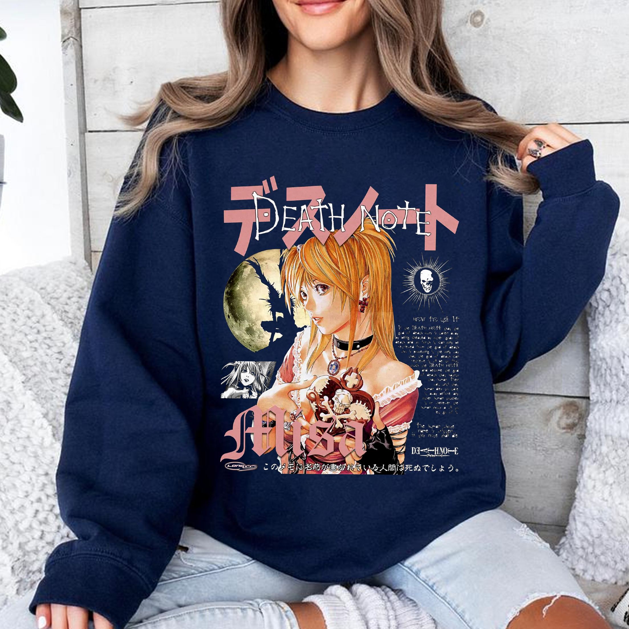 Misa Amane Death Note Inspired Anime Unisex T-shirt/Crewneck/Hoodie