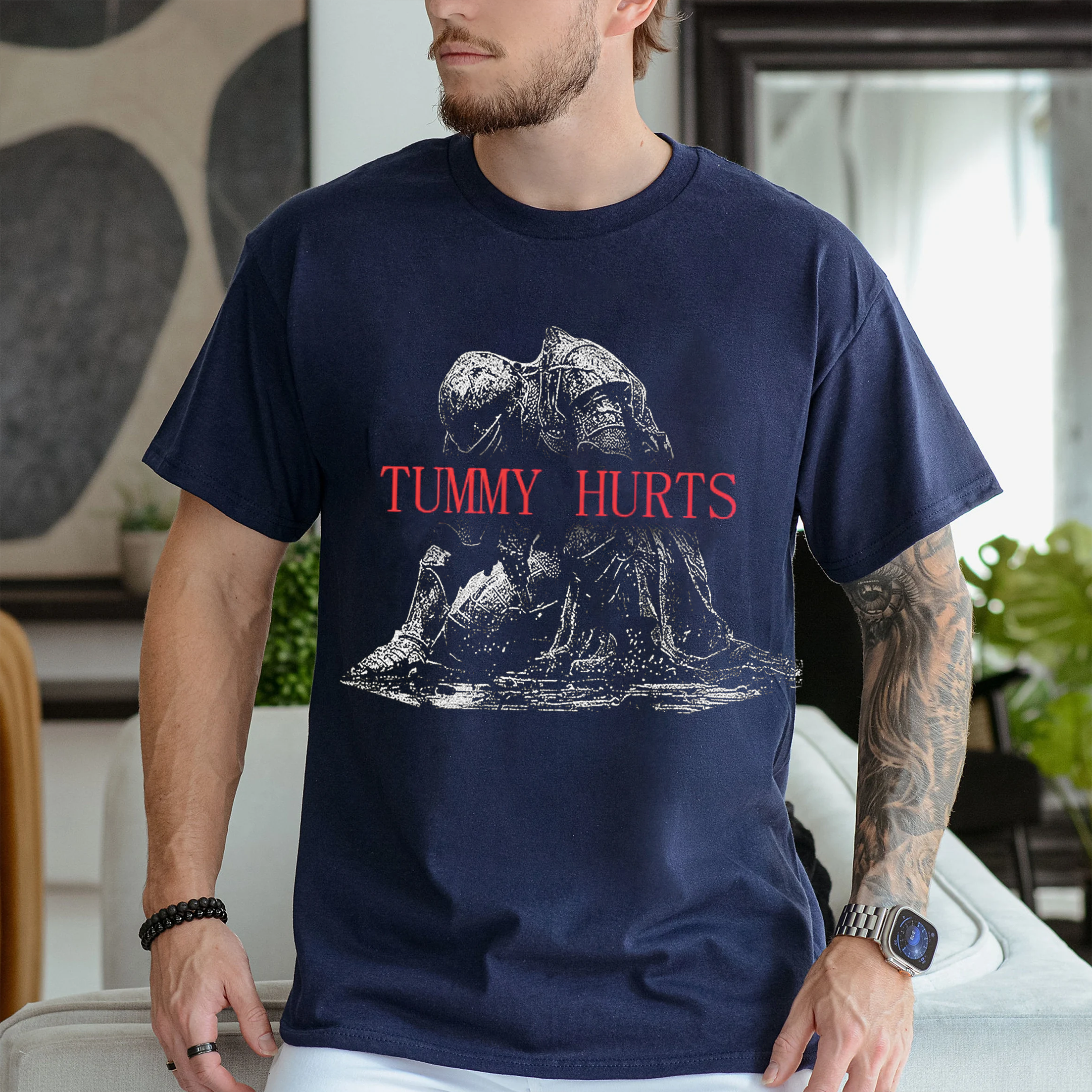 Retro Tummy Hurts Unisex T-shirt/Crewneck/Hoodie