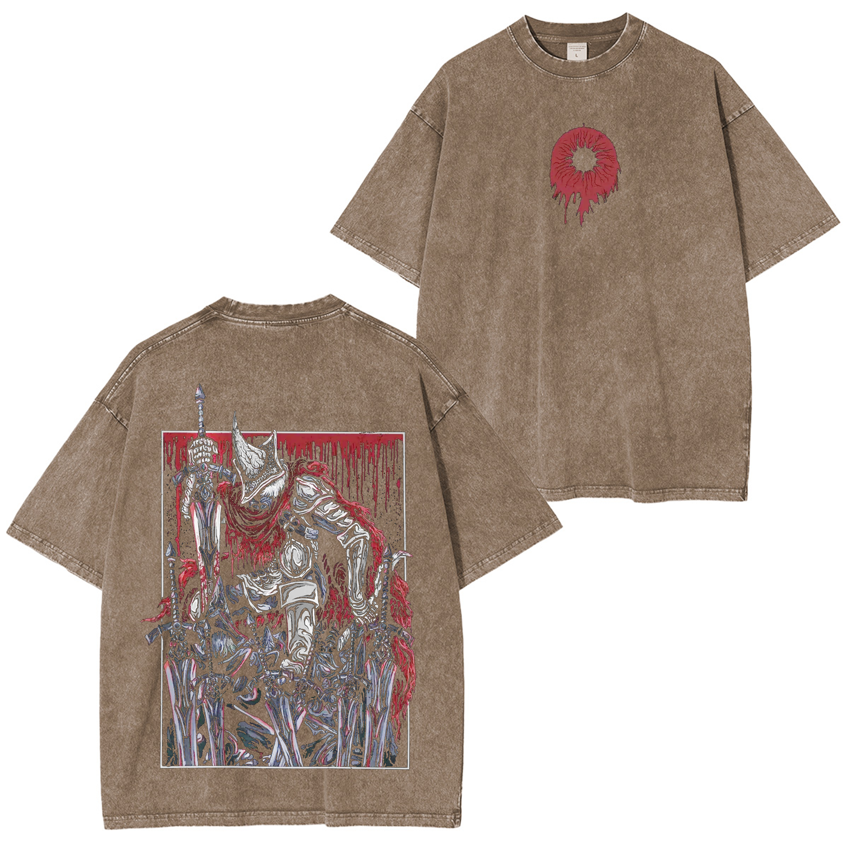 Abyss Watchers Game Unisex Washed T-Shirt