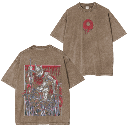 Abyss Watchers Game Unisex Washed T-Shirt