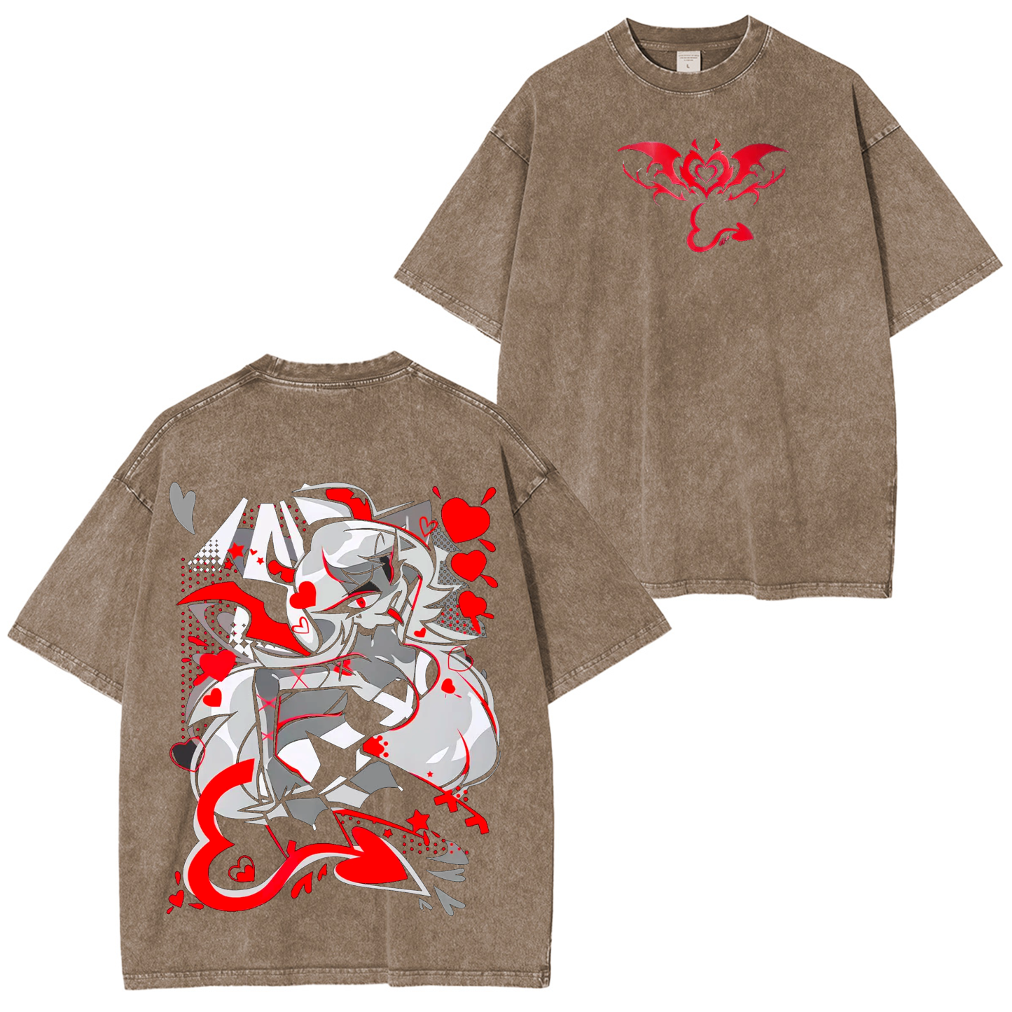 Verosika Mayday Valentine , Hazbin Hotel Anime Unisex Washed T-Shirt