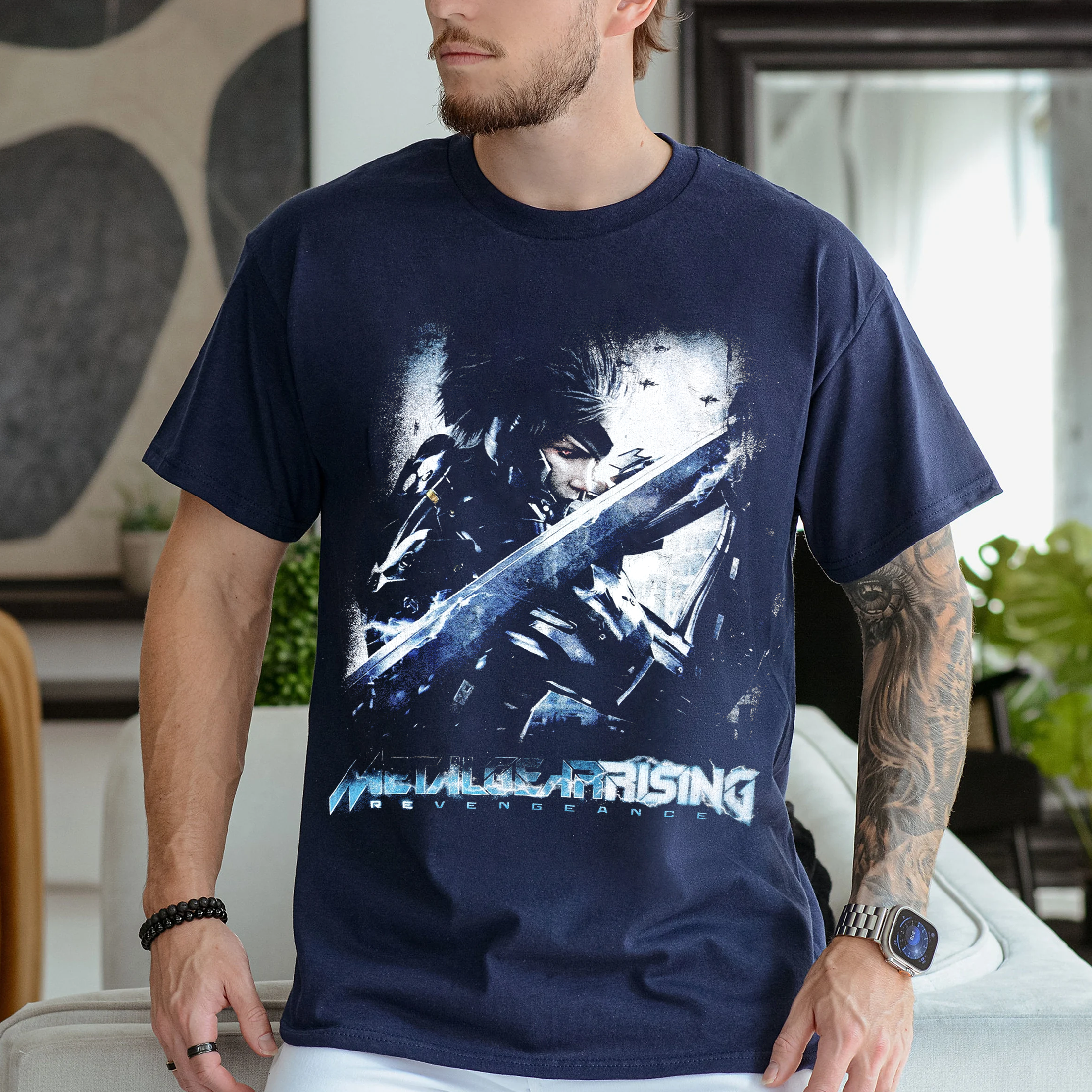 2013 Metal Gear Rising Revengeance Raiden Konami Remake  Unisex T-shirt/Crewneck/Hoodie