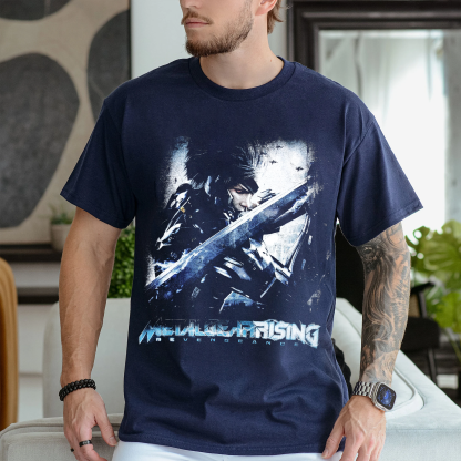 2013 Metal Gear Rising Revengeance Raiden Konami Remake  Unisex T-shirt/Crewneck/Hoodie