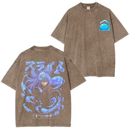 Rimuru Tempest Anime Unisex Washed T-Shirt