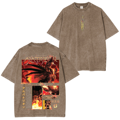 Alatreon,Monster Hunter Unisex Washed T-Shirt