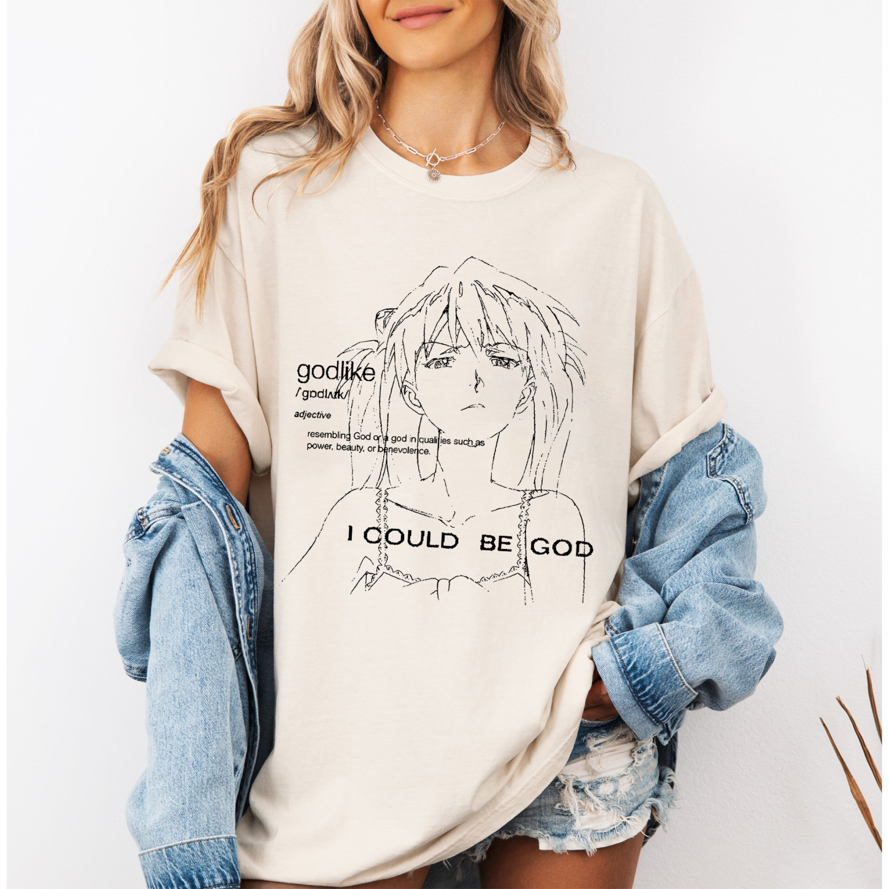 Rei Ayanami,Evangelion Anime Oversize Unisex Shirts/Crewneck/Hoodie