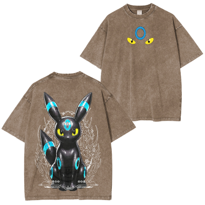 Pokemon anime Unisex Washed T-Shirt