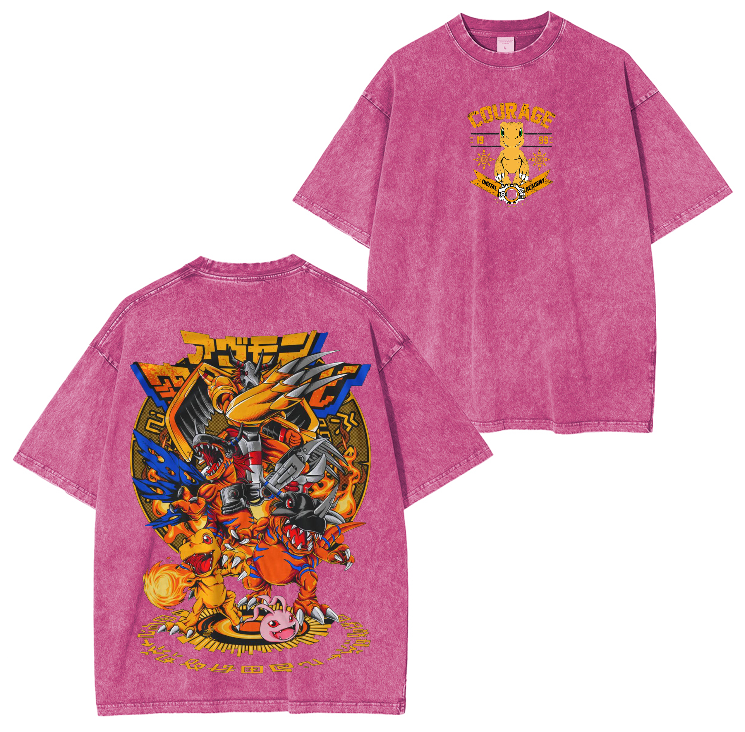 Digimon Adventure anime Unisex Washed T-Shirt