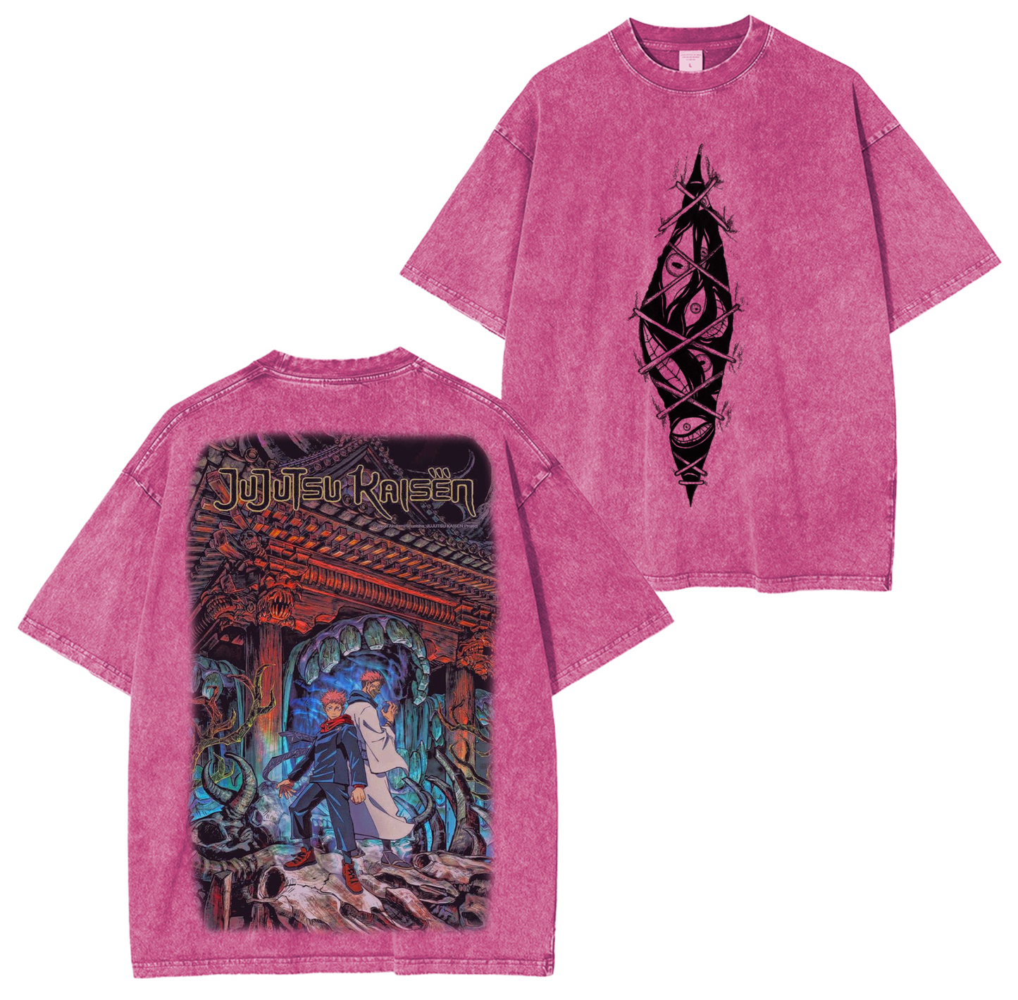 Jujutsu Kaisen Anime  Unisex Washed T-Shirt