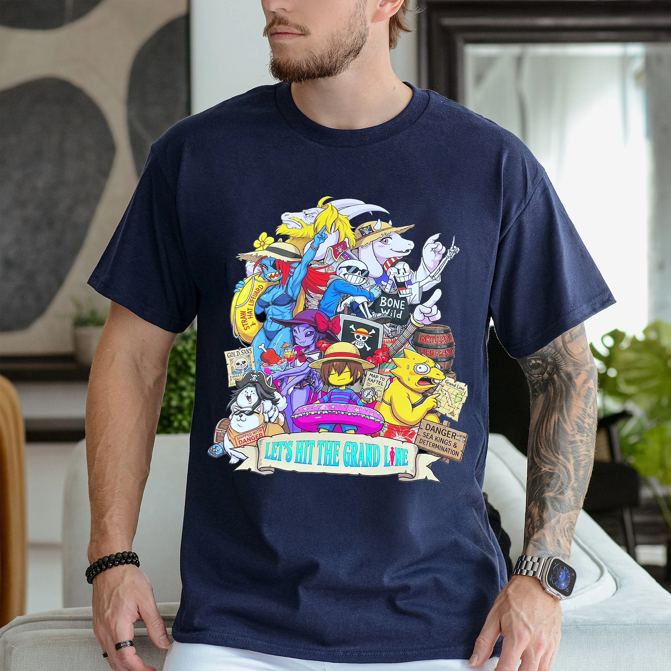 Undertale x One Piece  Graphic Unisex T-shirt/Crewneck/Hoodie