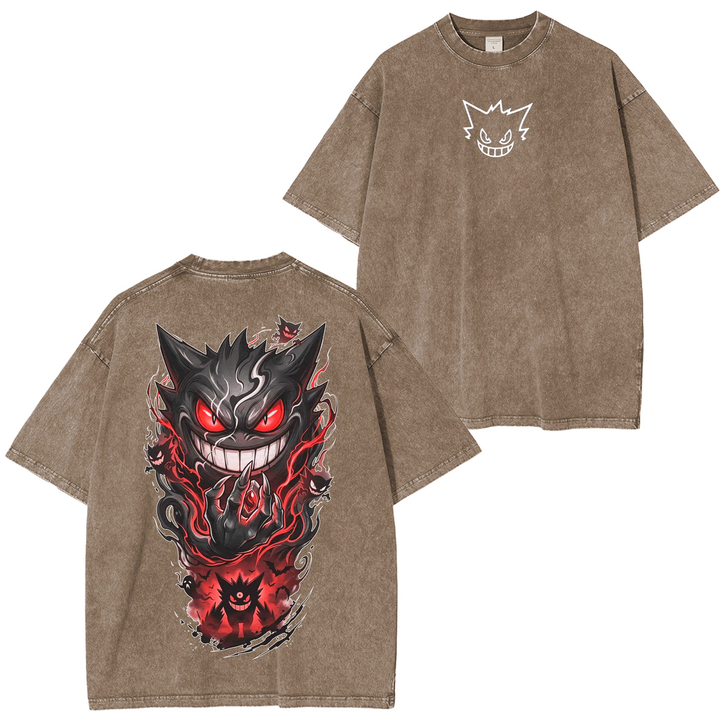 Gengar pokemon Oversized T-shirt/Crewneck/Hoodie