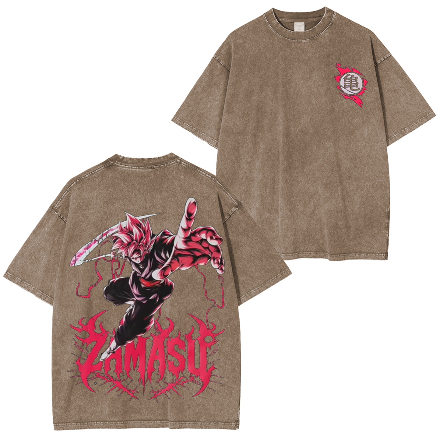 Goku Dragon Ball Z Anime Unisex Washed T-Shirt