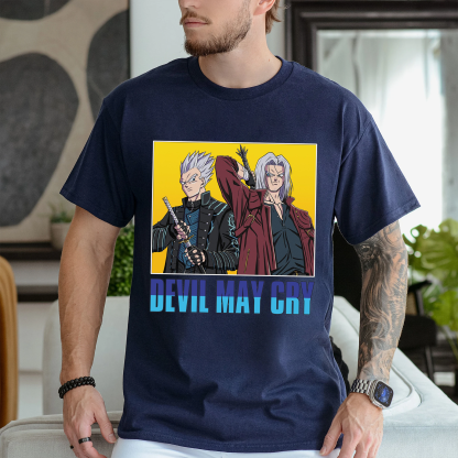 Dragon Ball Z x Devil May Cry Funny Unisex T-shirt/Crewneck/Hoodie