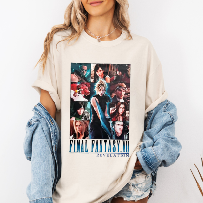 Final Fantasy 7 Revelation Graphic Oversize Unisex Shirts/Crewneck/Hoodie
