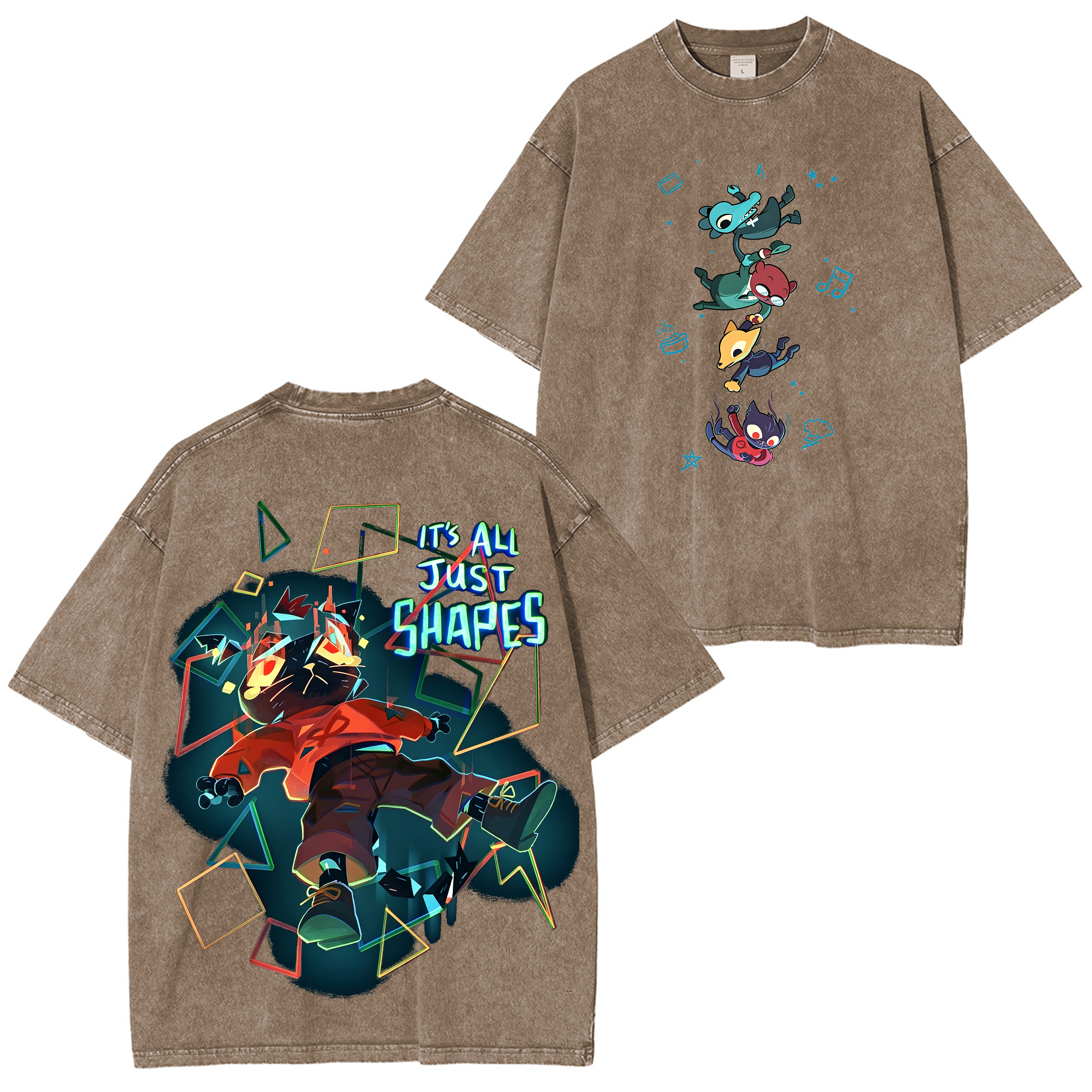 Night in the Woods Game  Unisex Washed T-Shirt