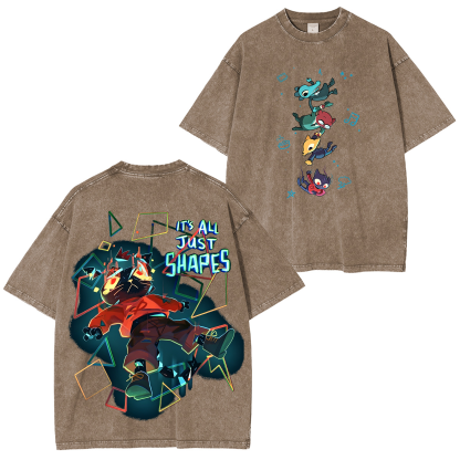Night in the Woods Game  Unisex Washed T-Shirt