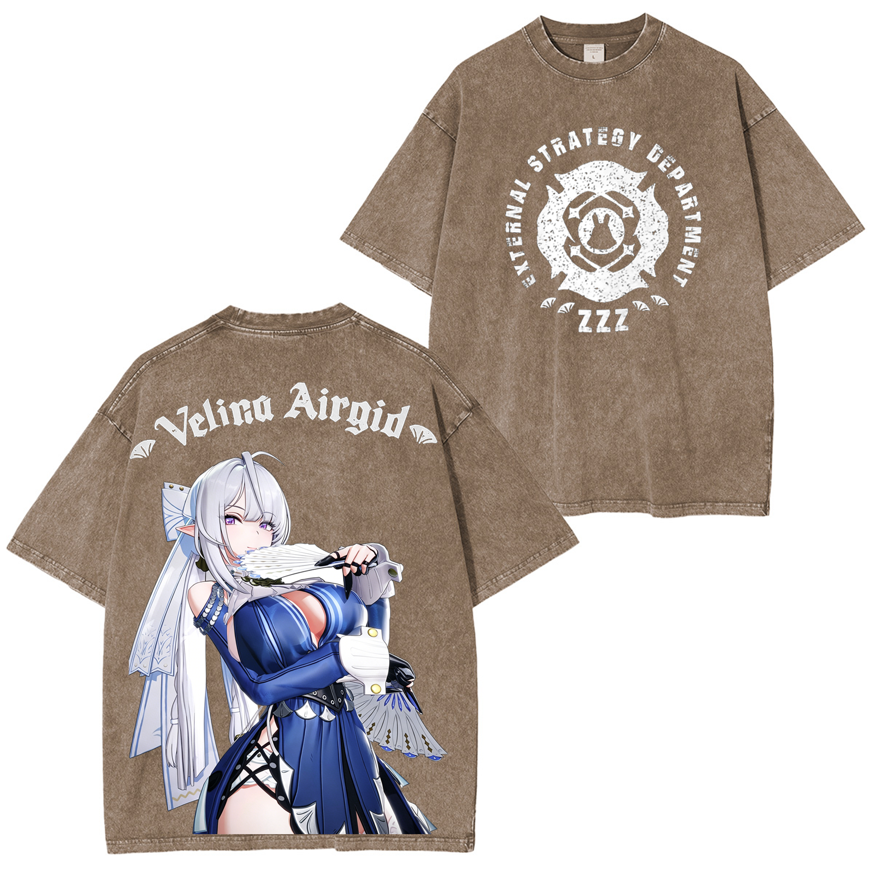 Velina Airgid Zenless Zone Zero Unisex Washed T-Shirt