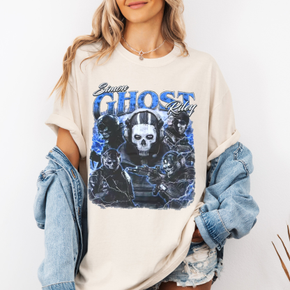 Simon Ghost Riley,Call of Duty Graphic Oversize Unisex Shirts/Crewneck/Hoodie