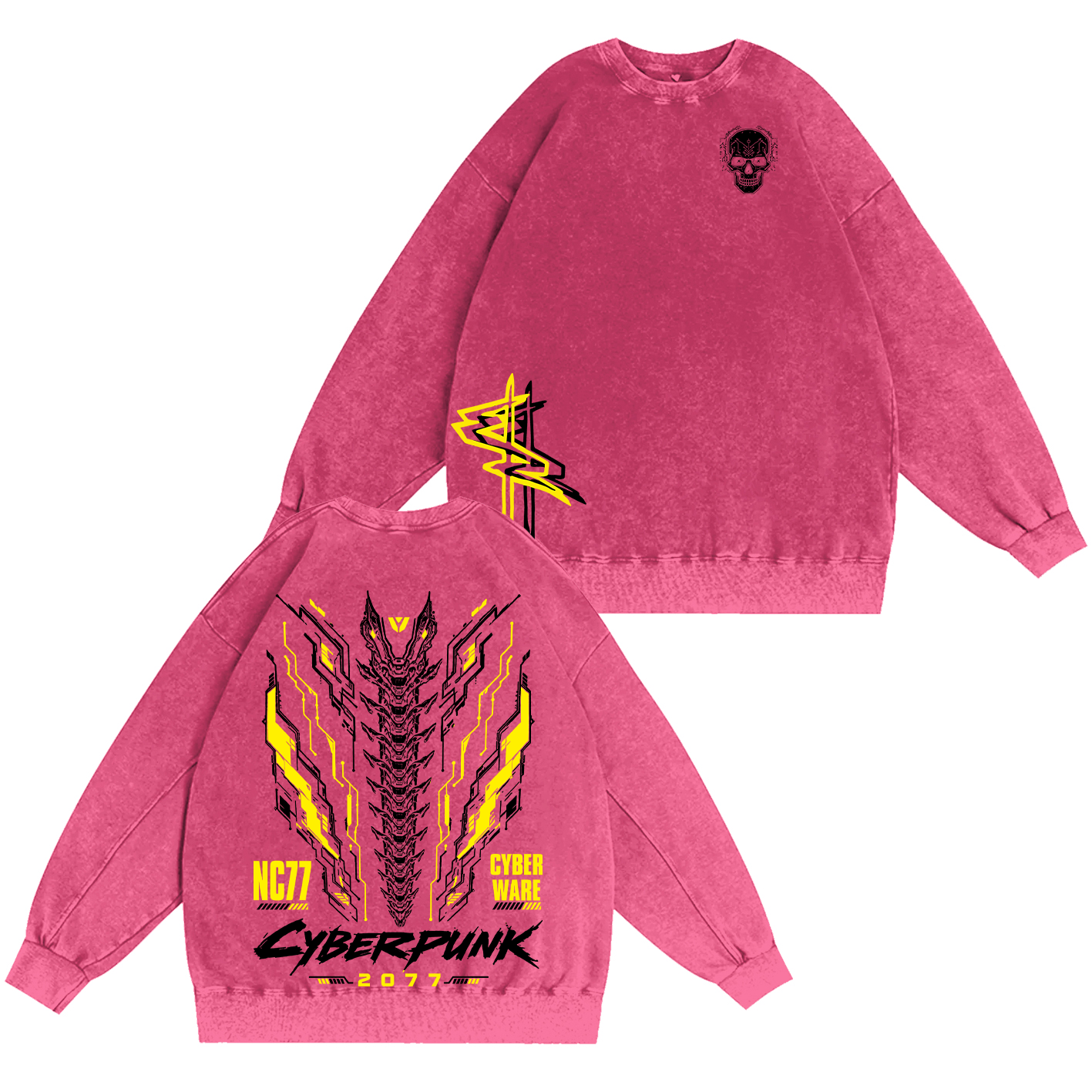 Cyberpunk 2077 Washed T-shirt/Crewneck/Hoodie