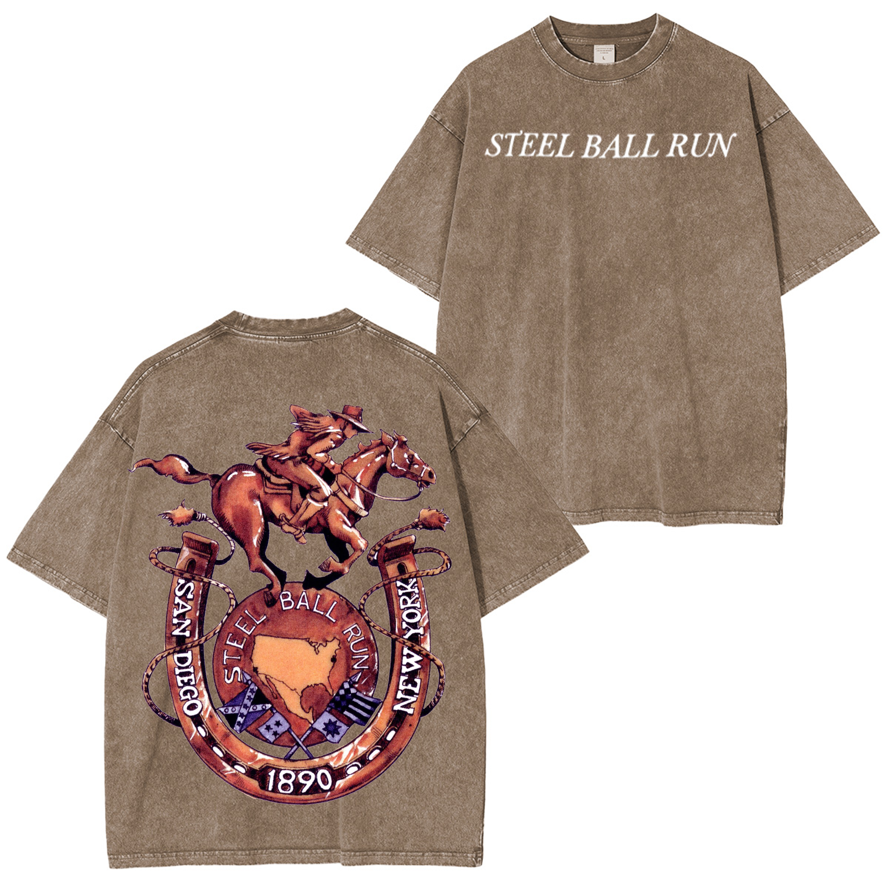 Steel Ball Run,Jojo Anime Oversized T-shirt/Crewneck/Hoodie