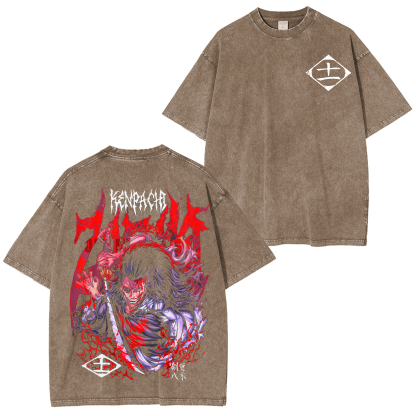 Kenpachi Zaraki,Bleach Anime Oversized T-shirt/Crewneck/Hoodie