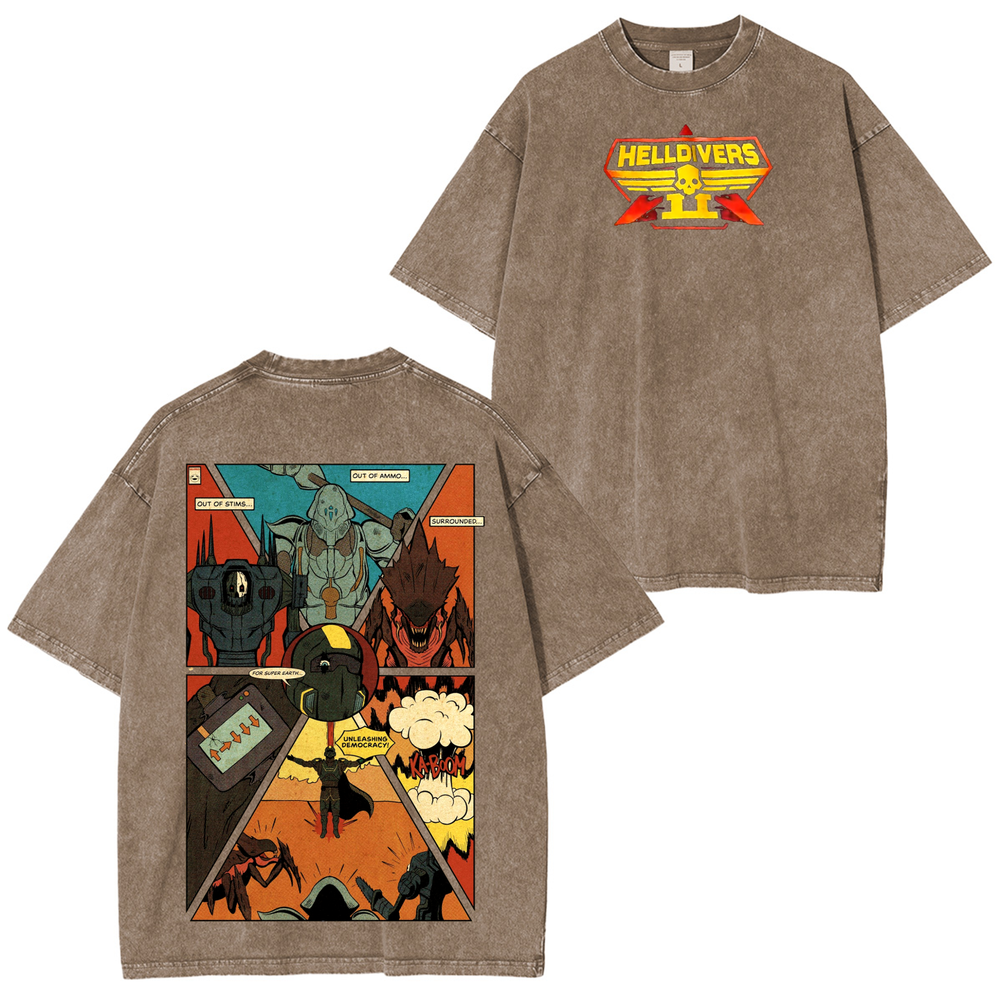 Helldivers 2 Oversized T-shirt/Crewneck/Hoodie
