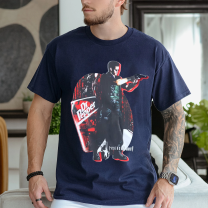 Dr Pepper Albert wesker Resident Evil Vintage  Unisex T-shirt/Crewneck/Hoodie