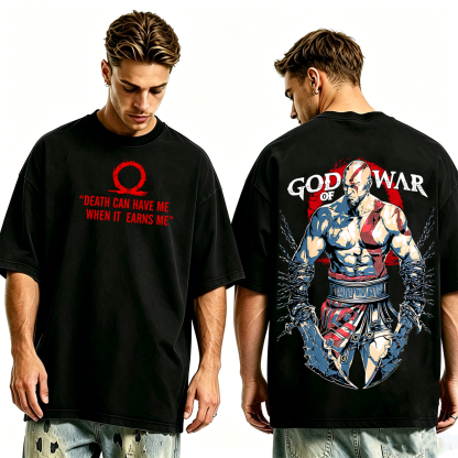 Kratos God of War Washed T-shirt/Crewneck/Hoodie