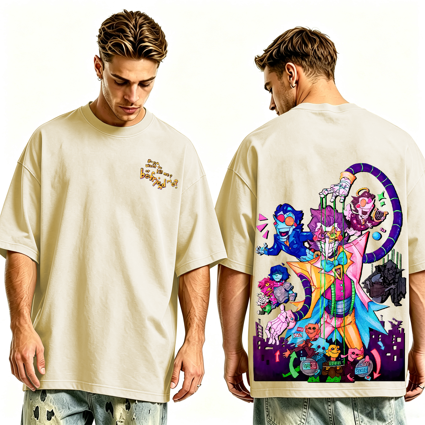 Deltarune Funny Tenna Washed T-shirt/Crewneck/Hoodie