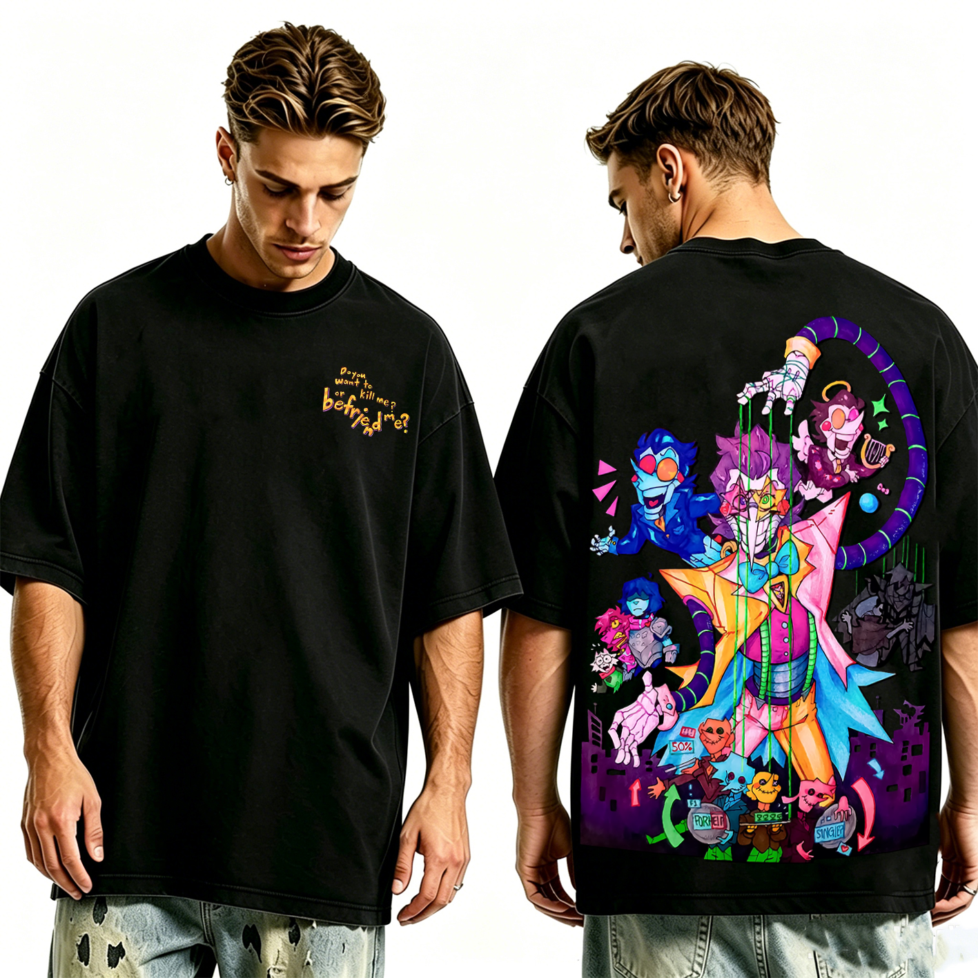 Deltarune Funny Tenna Washed T-shirt/Crewneck/Hoodie