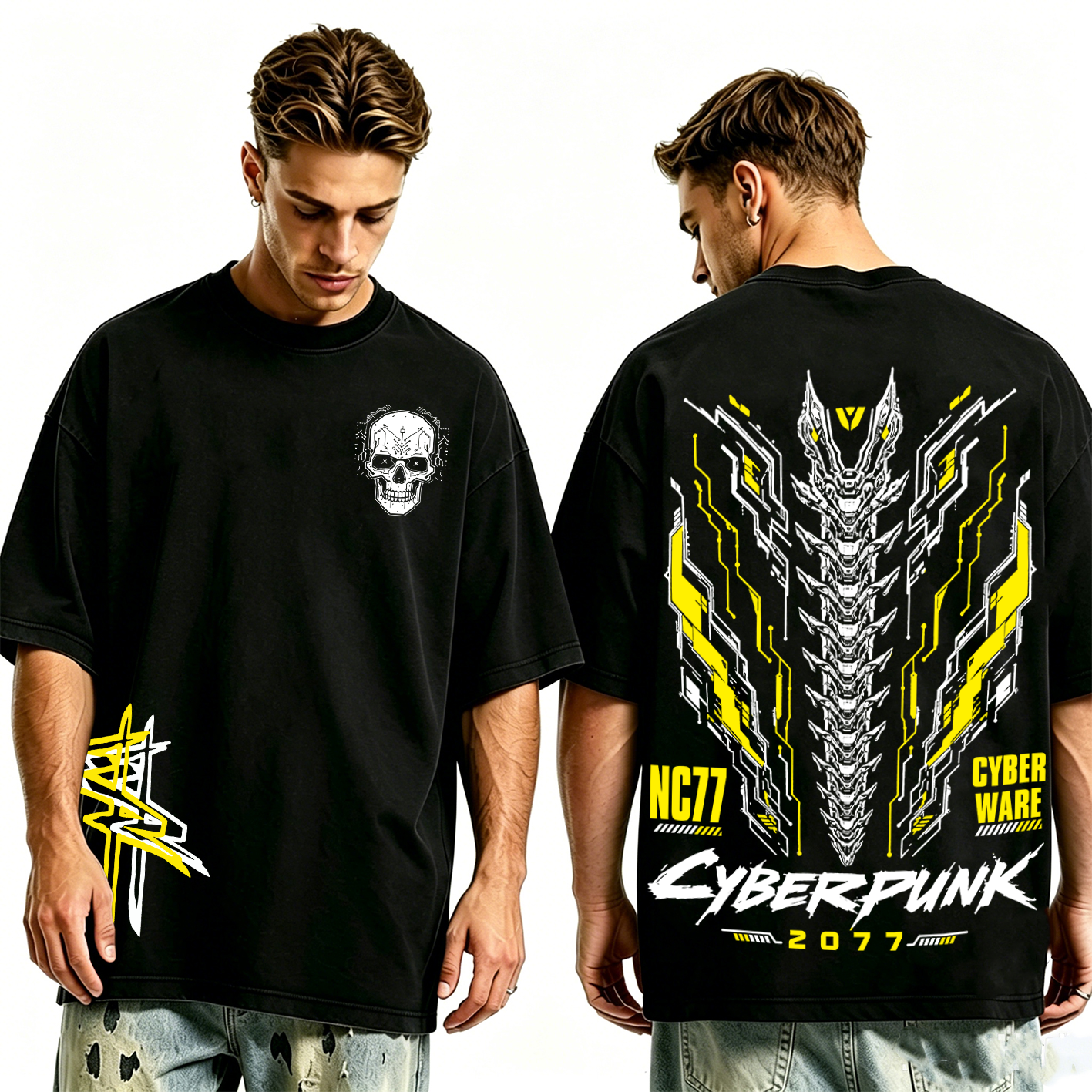 Cyberpunk 2077 Washed T-shirt/Crewneck/Hoodie
