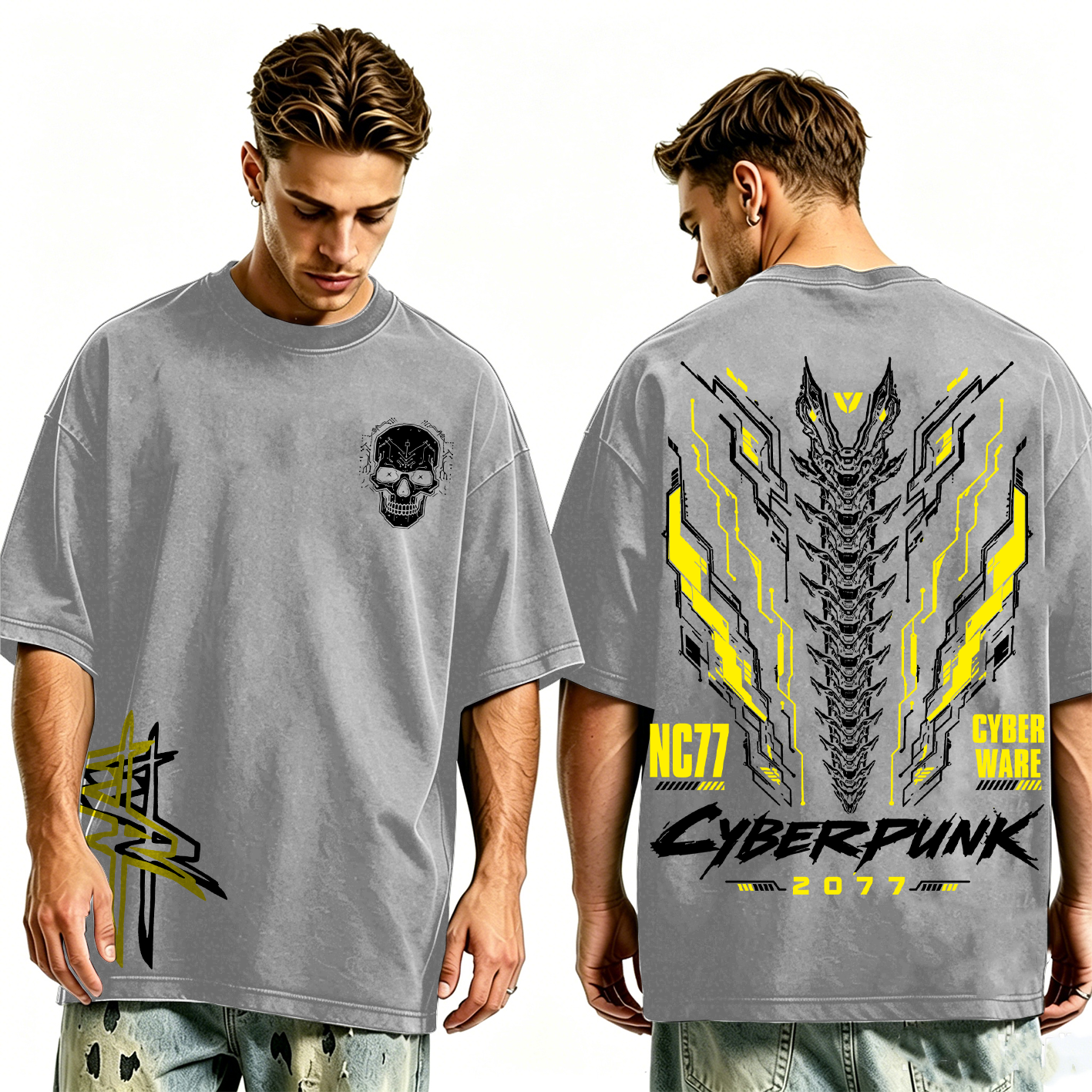 Cyberpunk 2077 Washed T-shirt/Crewneck/Hoodie