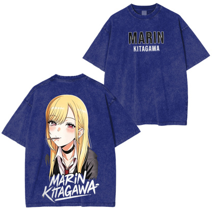 Marin Kitagawa My Dress Up Darling Anime Unisex Washed T-Shirt