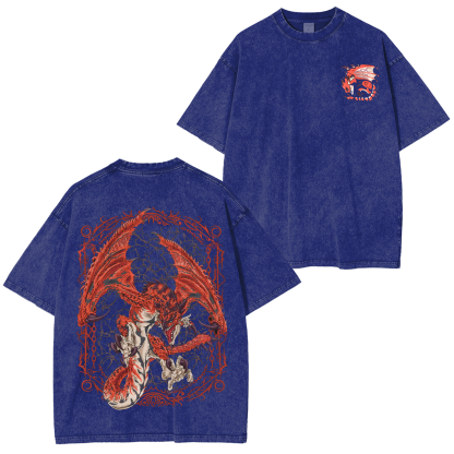 Rathalos the King of the Skies Unisex Washed T-Shirt