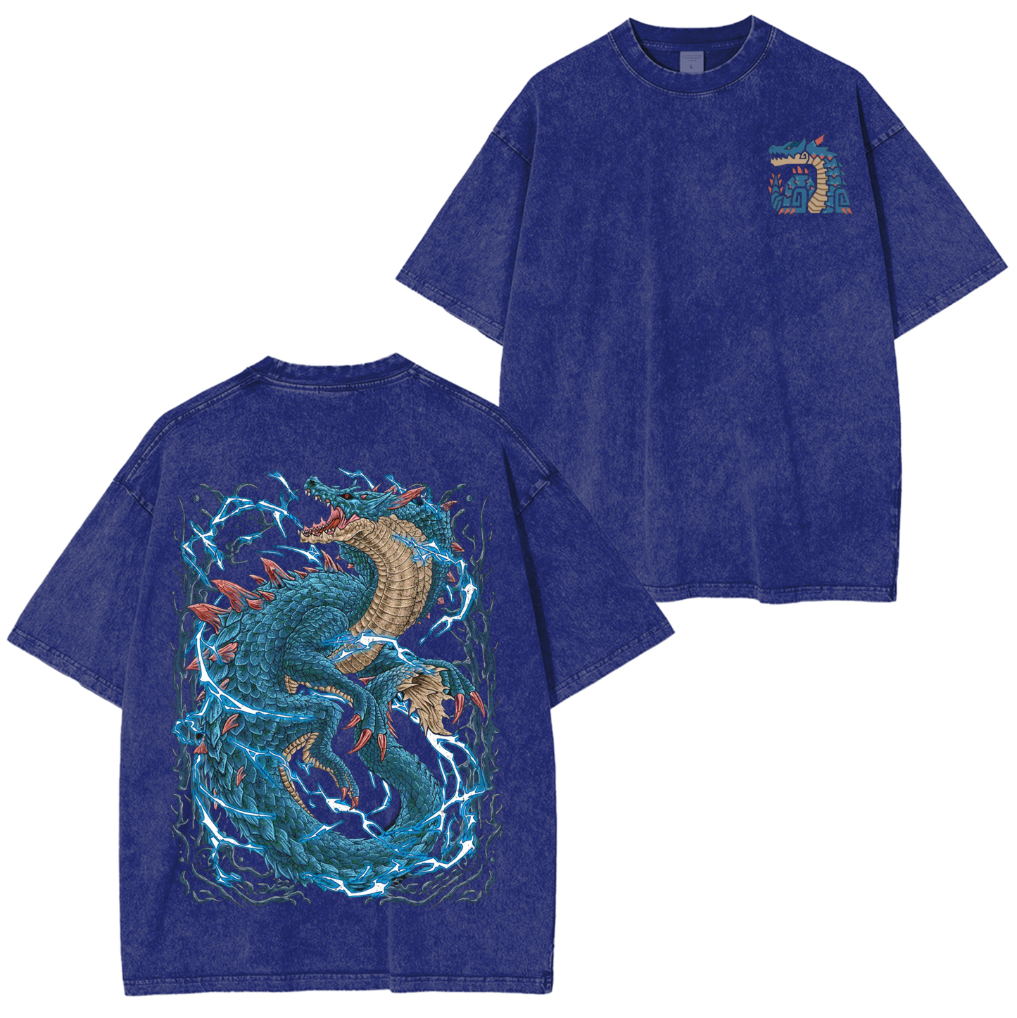 Lagiacrus the Lord of the Seas  Unisex Washed T-Shirt