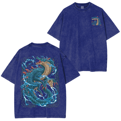 Lagiacrus the Lord of the Seas  Unisex Washed T-Shirt