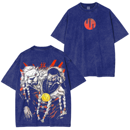 Thragg-Invincible Unisex Washed T-Shirt