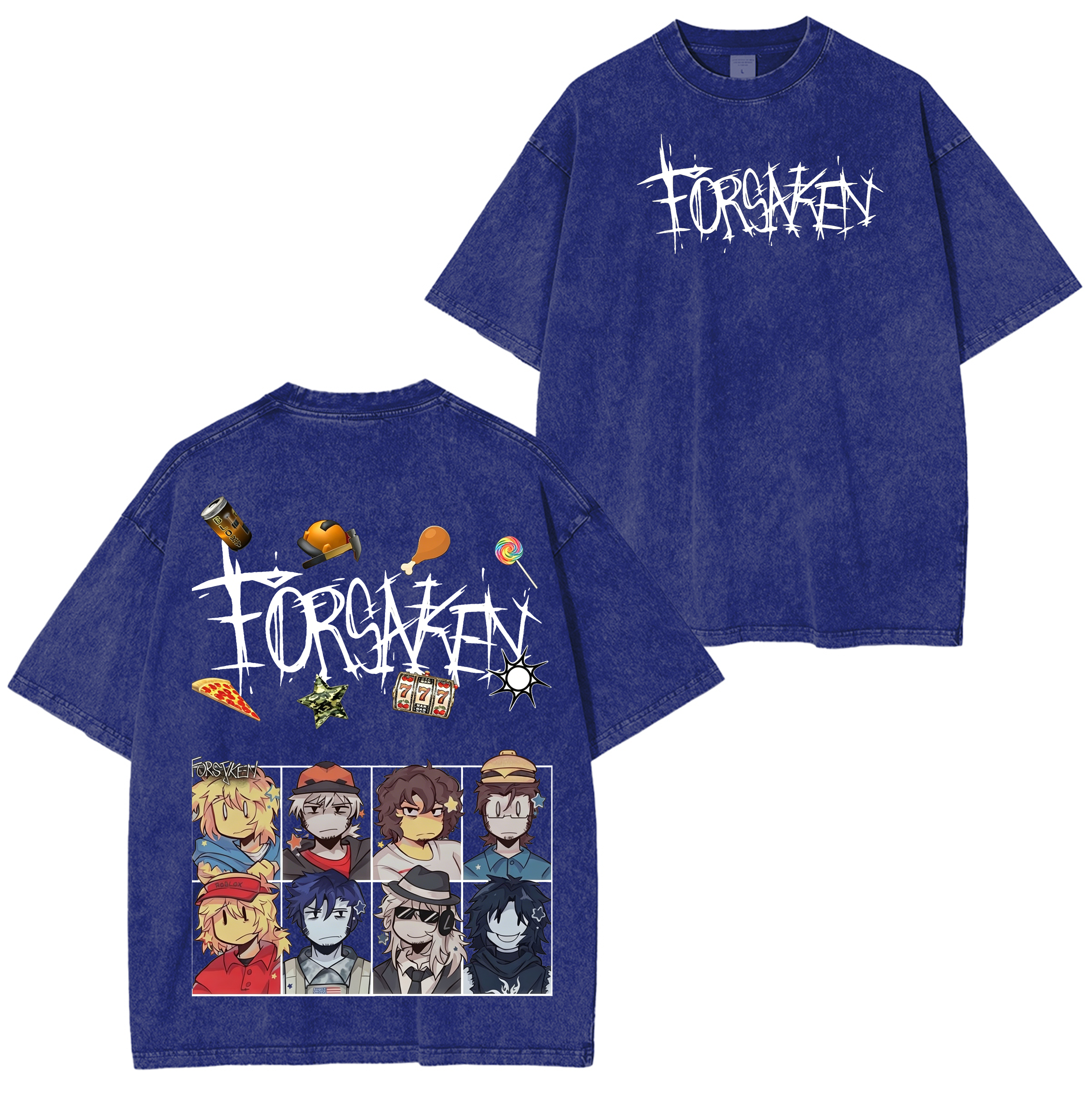 Forsaken Game  Unisex Washed T-Shirt