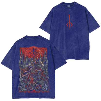 Hunter of Yharnam,Bloodborne Game Unisex Washed T-Shirt