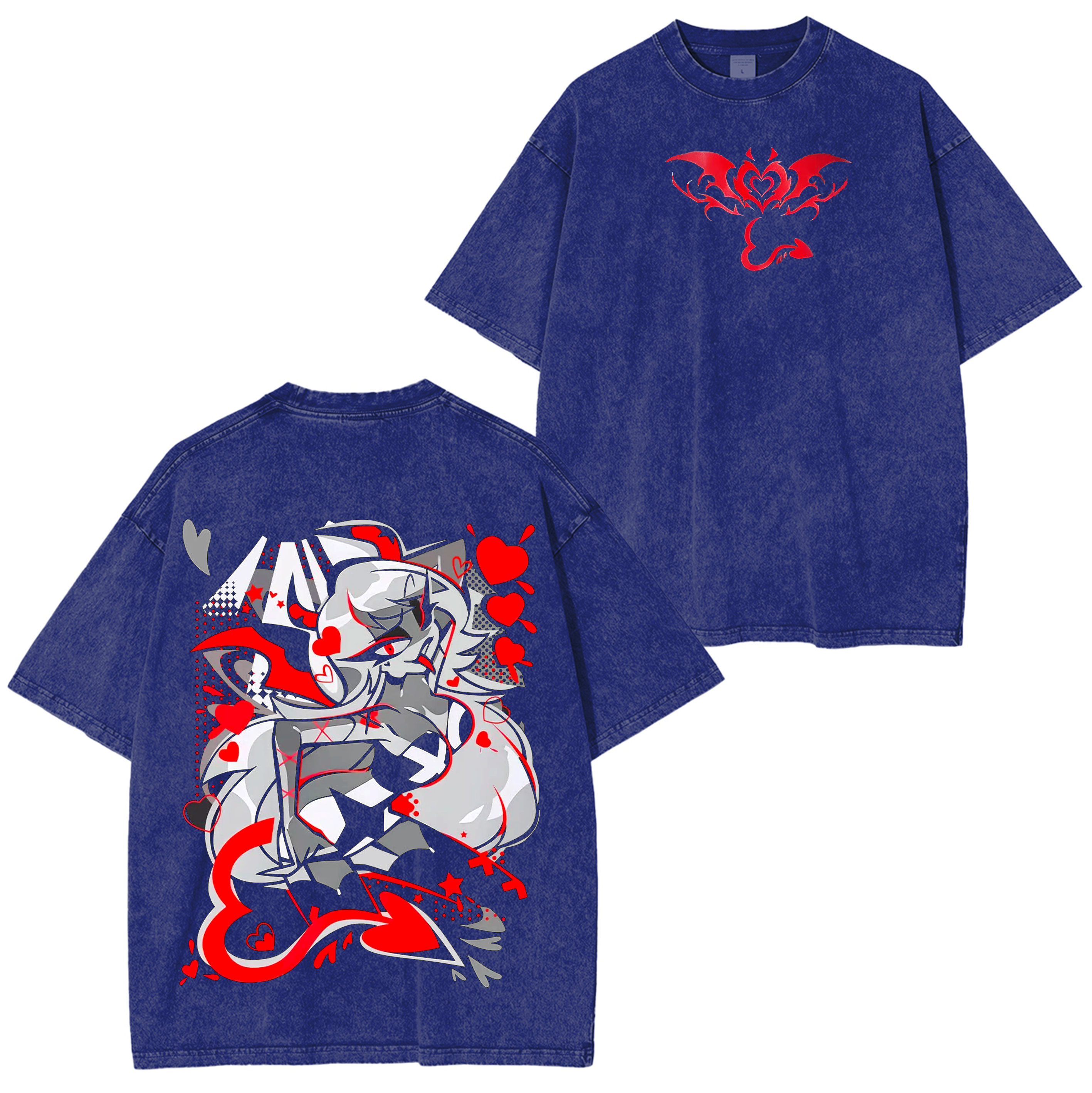 Verosika Mayday Valentine , Hazbin Hotel Anime Unisex Washed T-Shirt