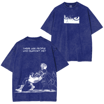 Hajime no Ippo Anime Unisex Washed T-Shirt