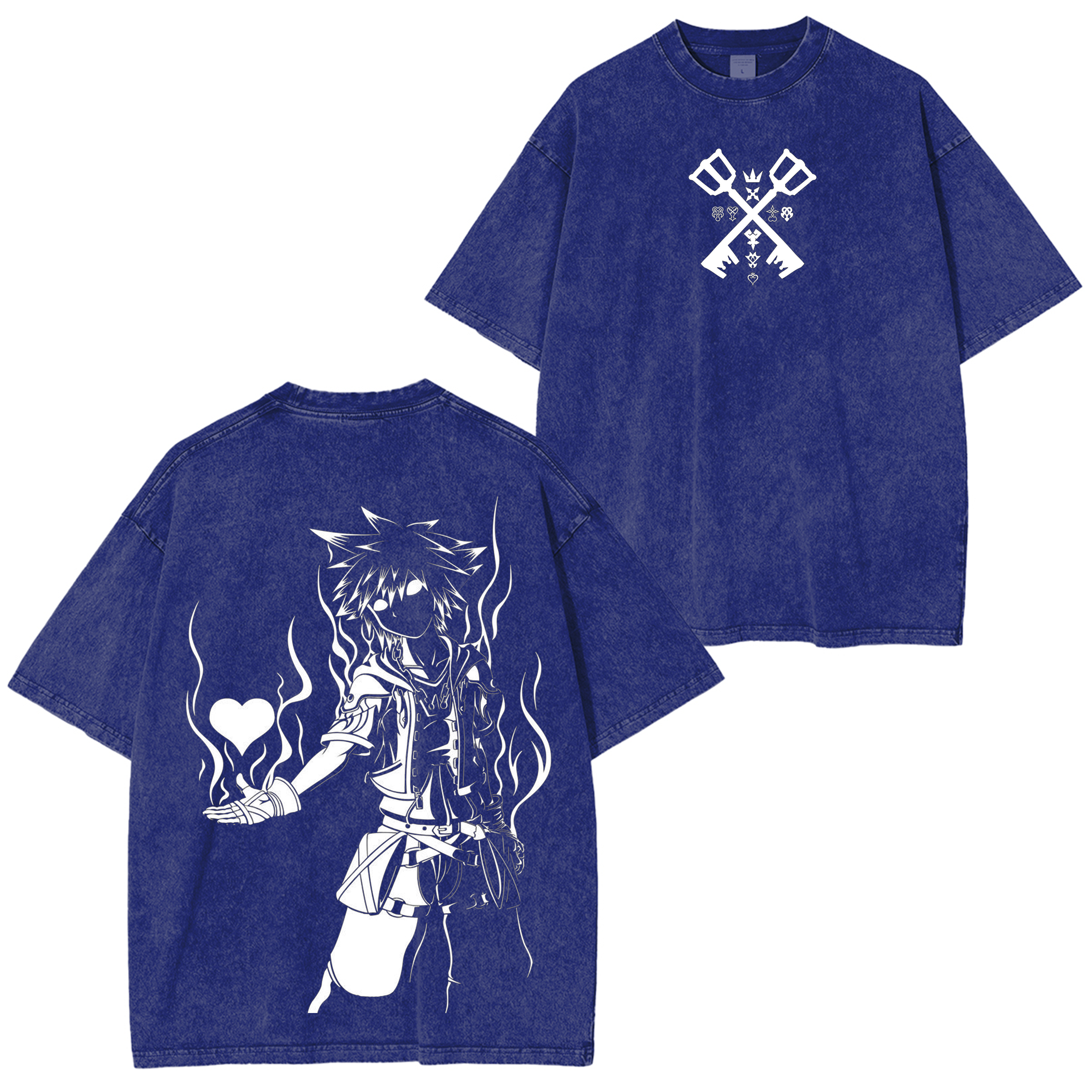 Kingdom Hearts Unisex Washed T-Shirt