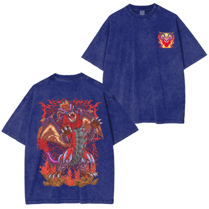 Teostra the Emperor of Flame Unisex Washed T-Shirt