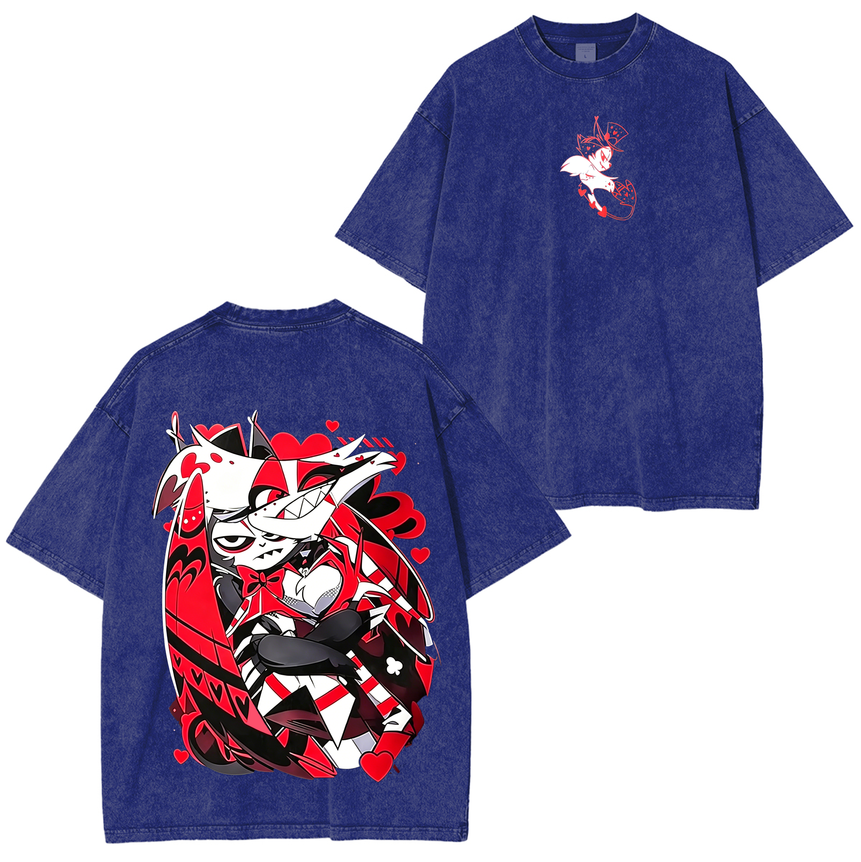 Hazbin Hotel Anime Unisex Washed T-Shirt