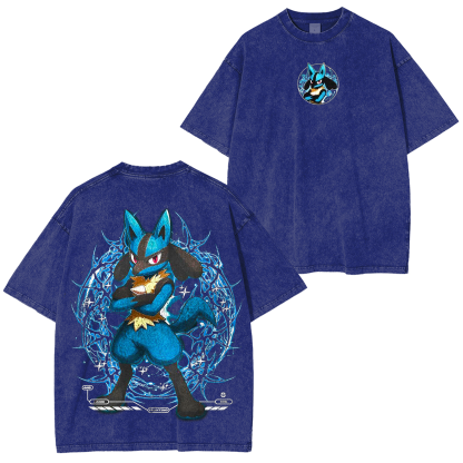Pokemon anime Unisex Washed T-Shirt