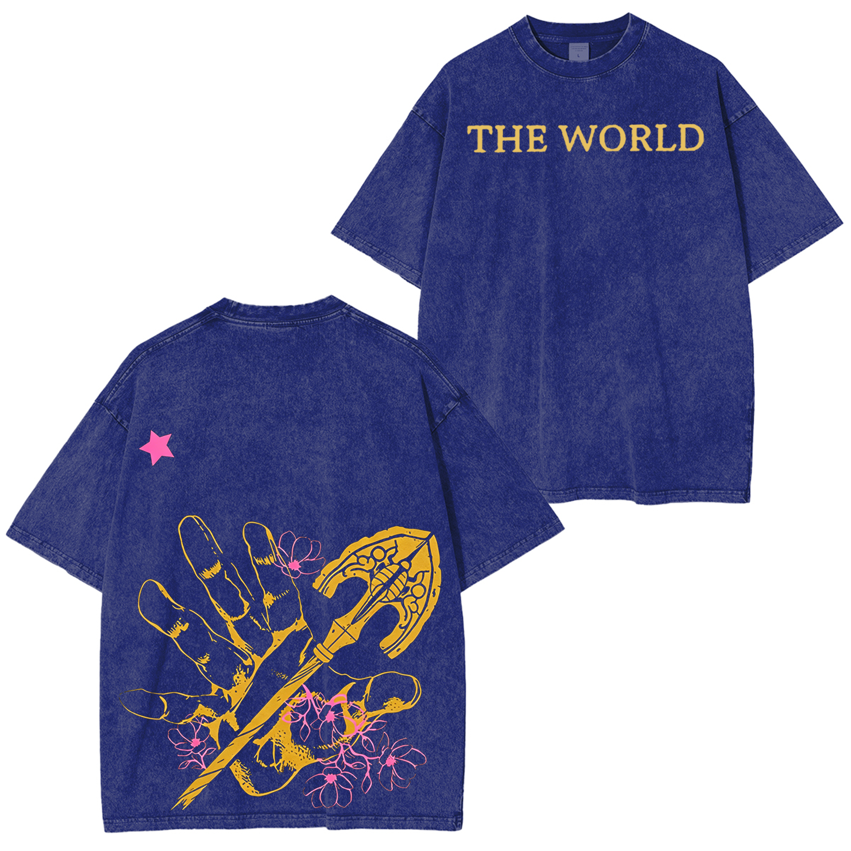 JoJos Bizarre Adventure: Golden Wind Anime Unisex Washed T-Shirt