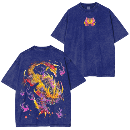 Magnamalo,Monster Hunter Unisex Washed T-Shirt
